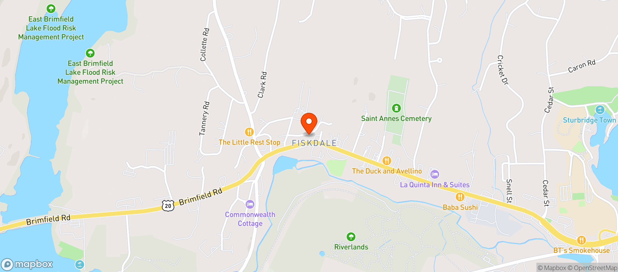 Map showing Micknucks Fresh Market Pl