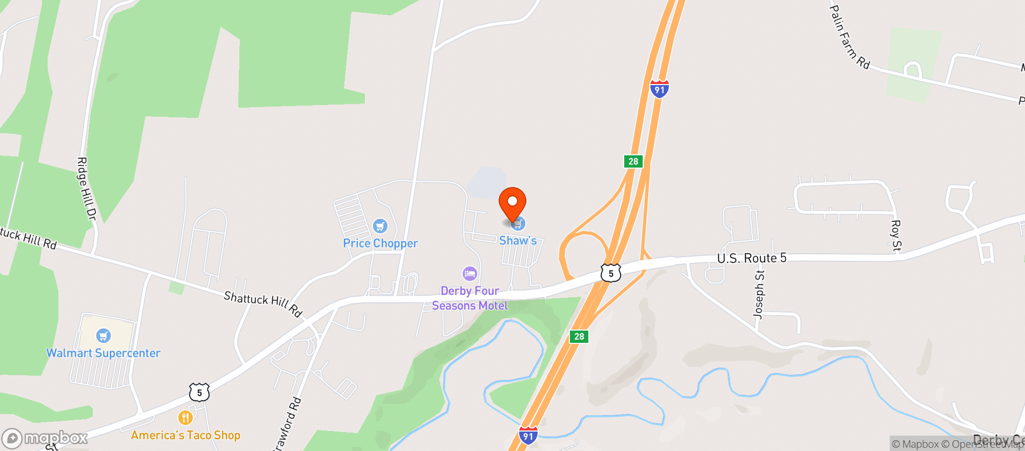 Map showing Shaws - 00610 - Newport