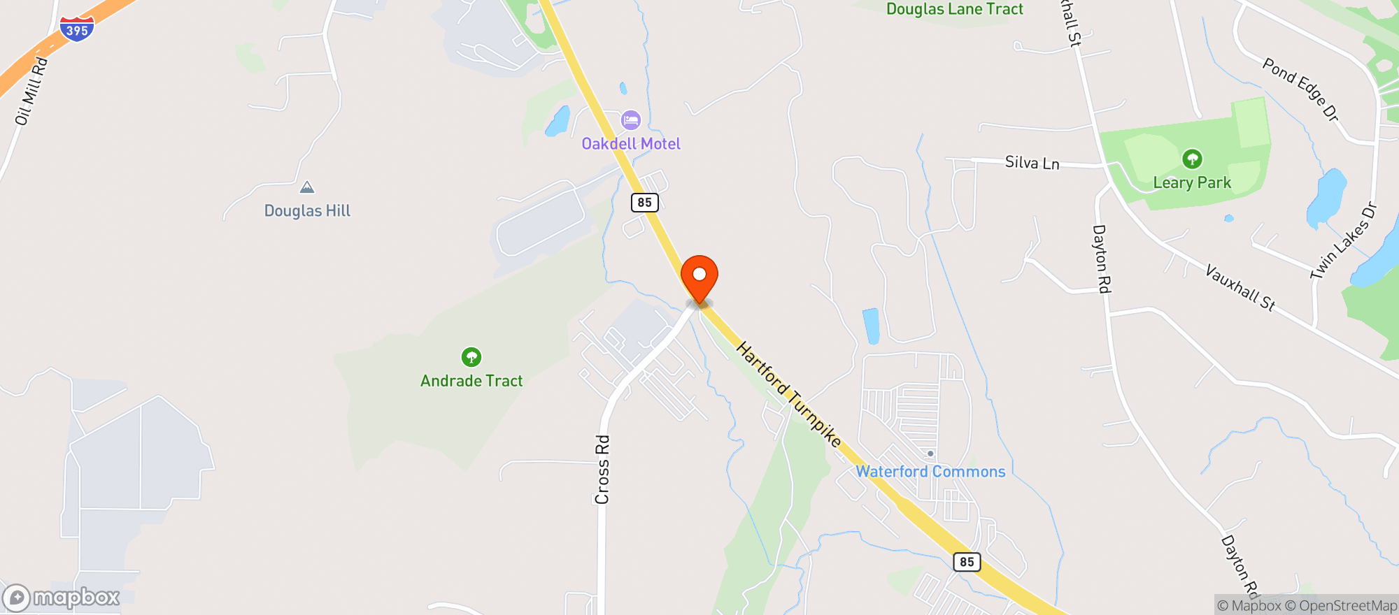 Map showing Target