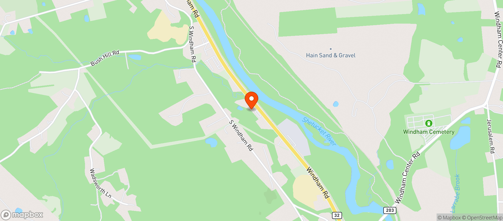 Map showing Town & Country Wines & Liquors