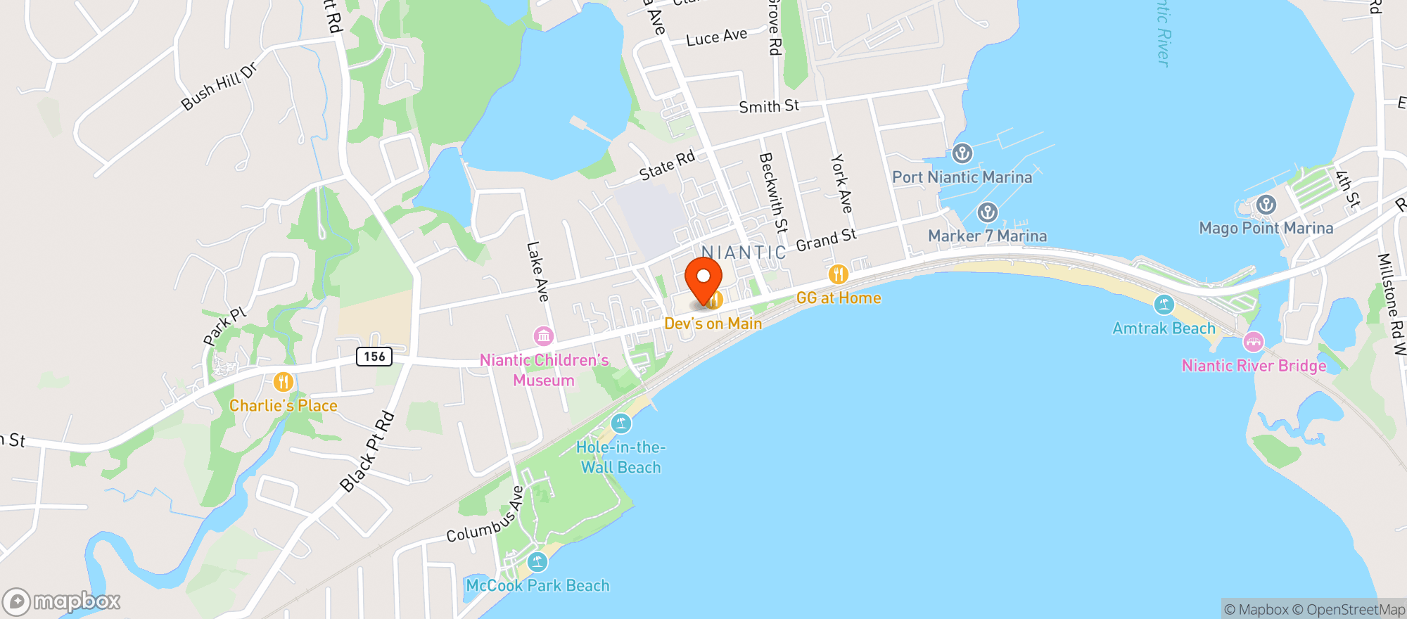 Map showing Divine Wine Emporium