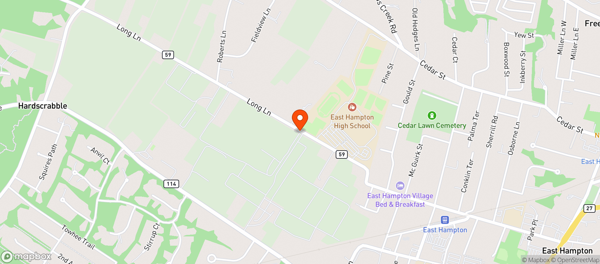 Map showing Share the Harvest Farm
