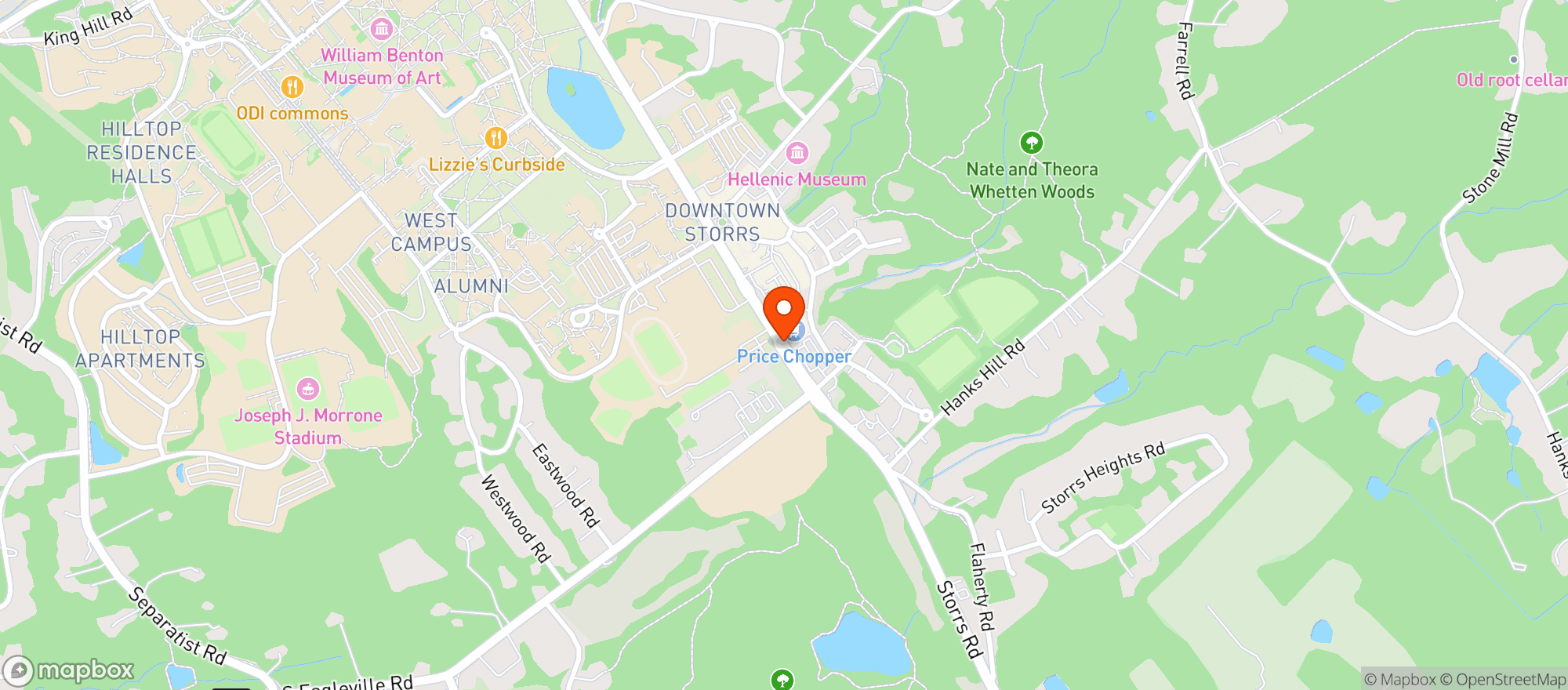 Map showing Price Chopper Supermarket