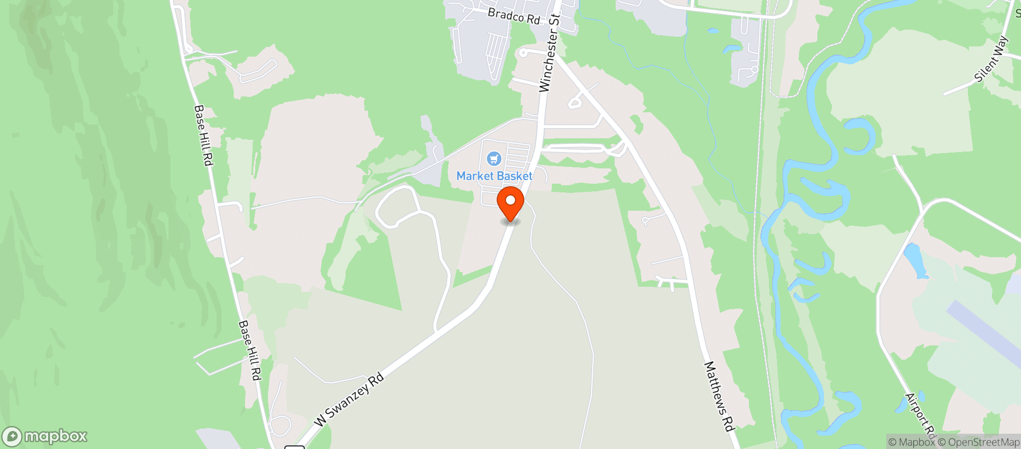 Map showing Market Basket