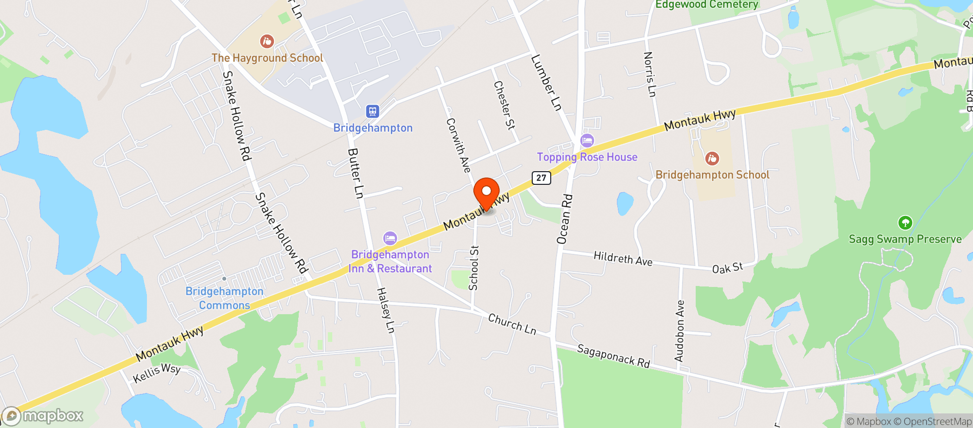 Map showing Bobby Vans