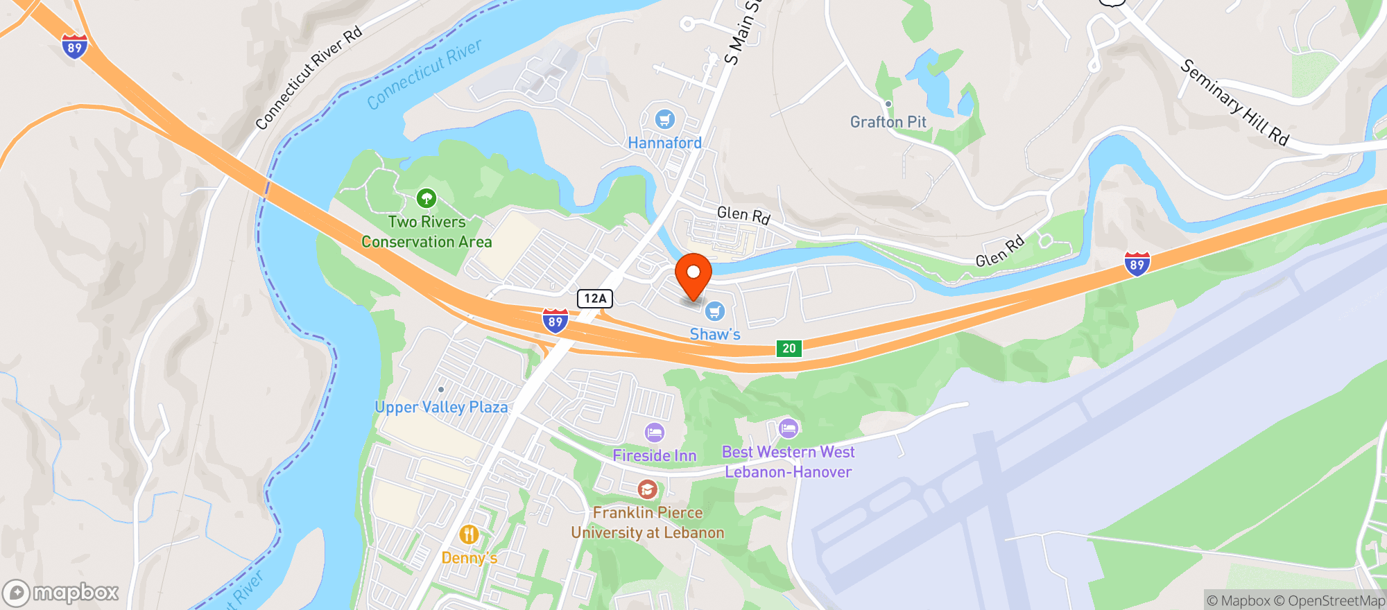 Map showing Gnc
