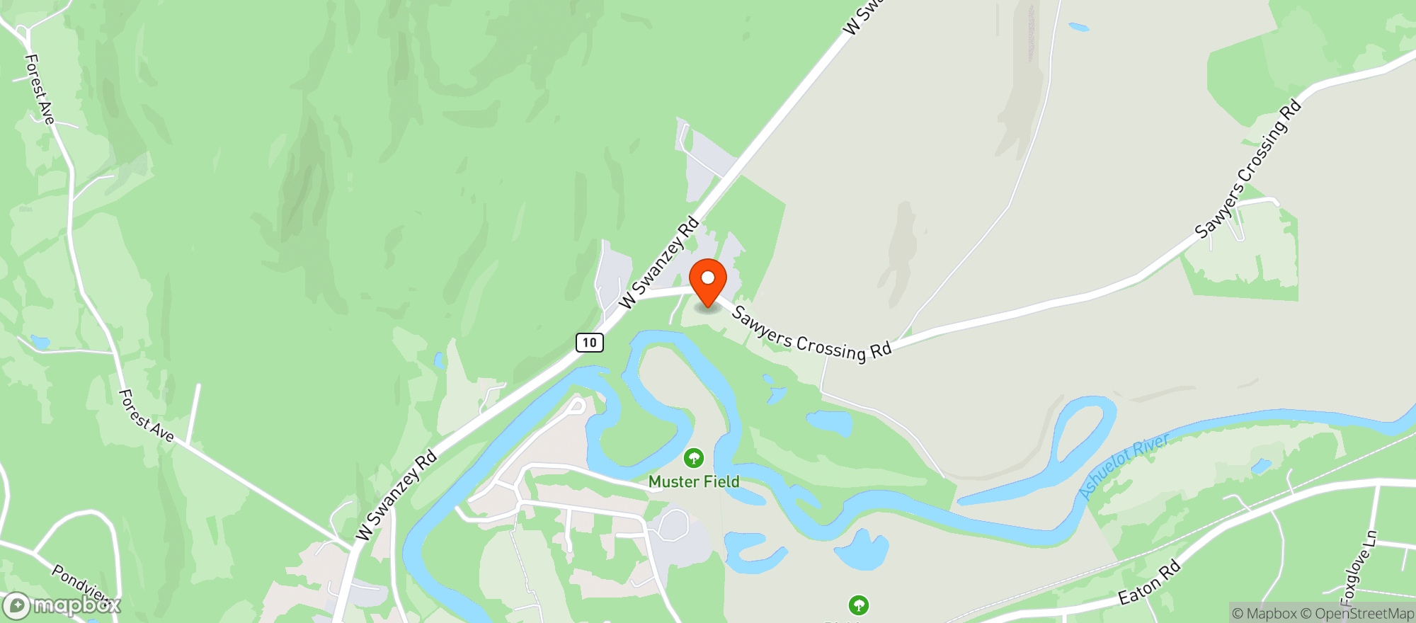 Map showing Frogg Brewing