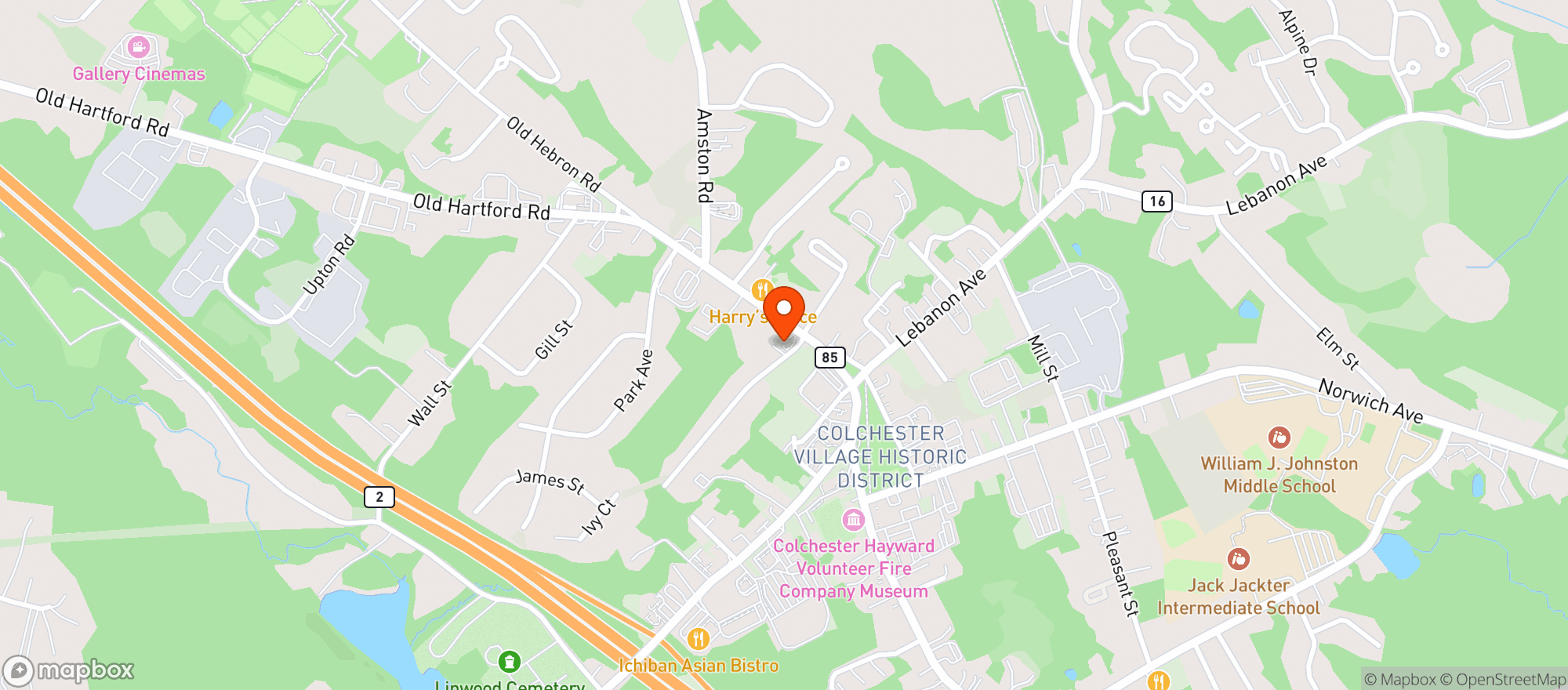 Map showing Broadway Wine & Spirits