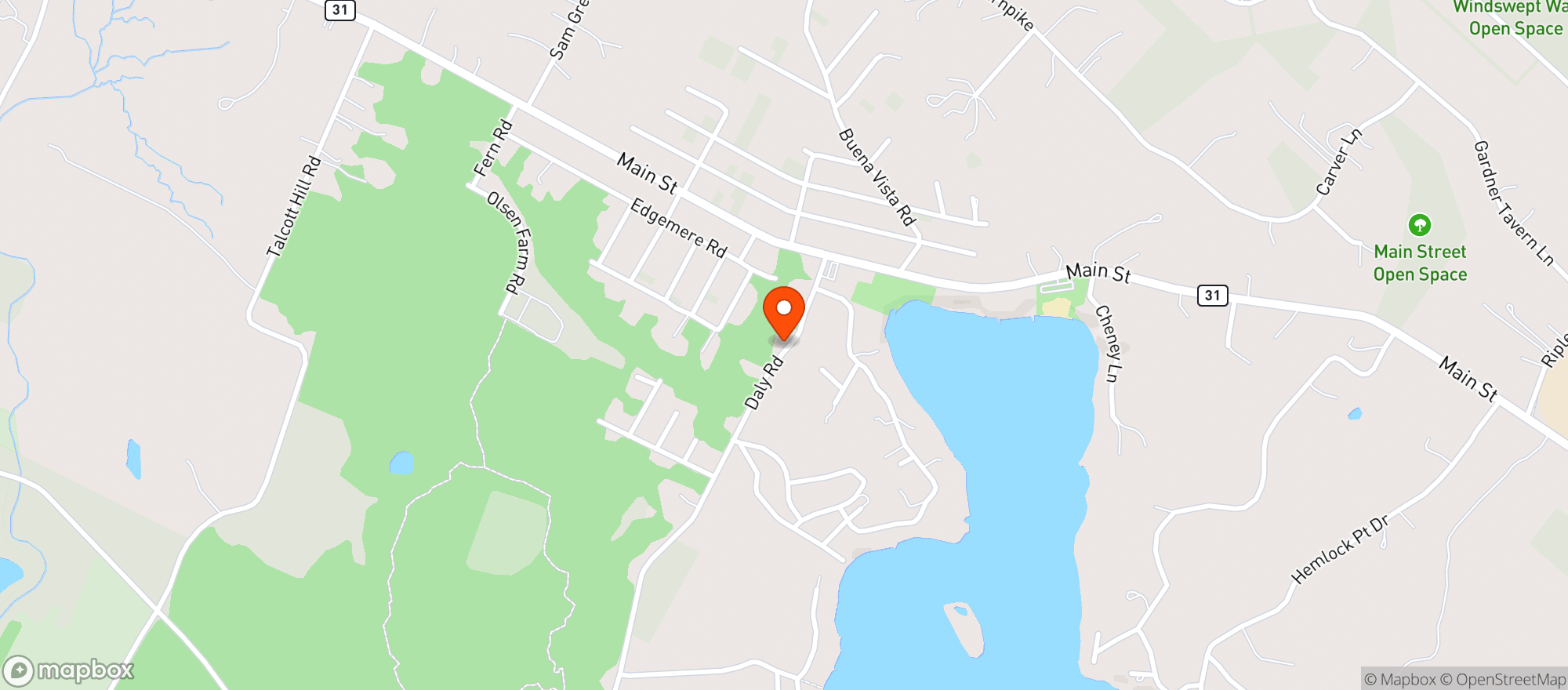 Map showing Coventry Wine & Spirits