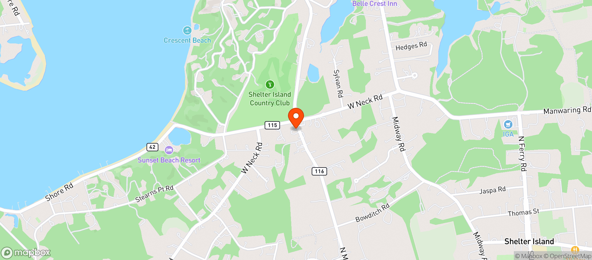 Map showing Rock Beverage