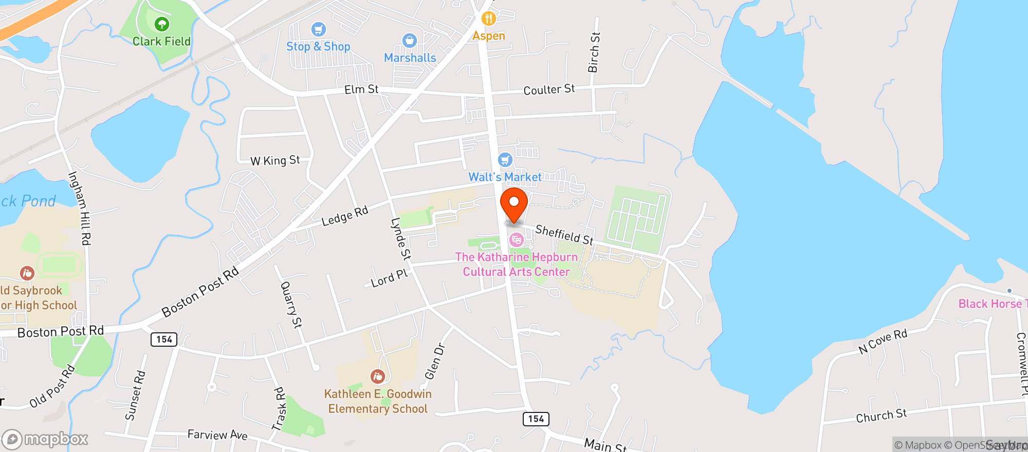 Map showing Old Colony Package