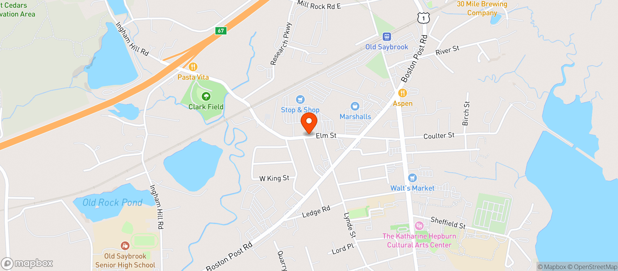 Map showing Stop & Shop - 0688 - Old Saybrook