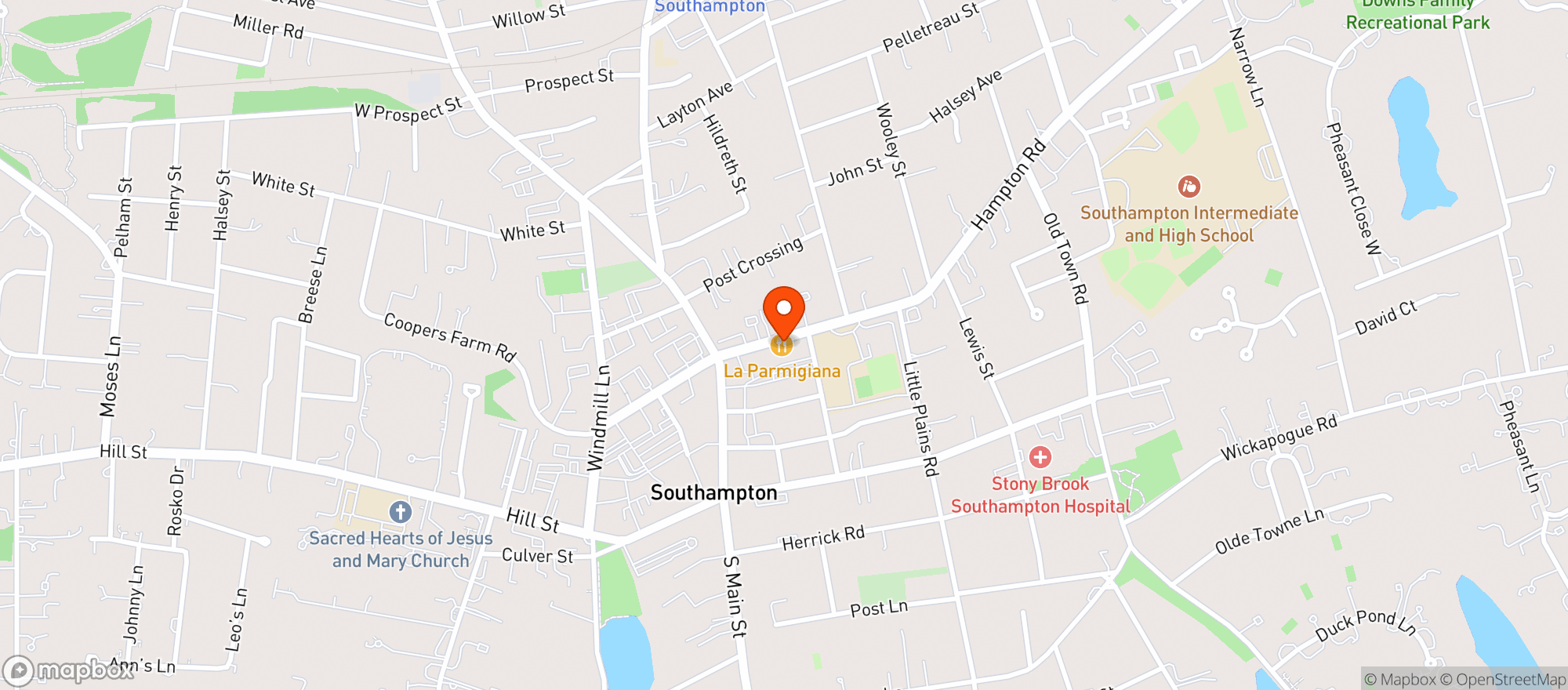 Map showing Crispy Taco