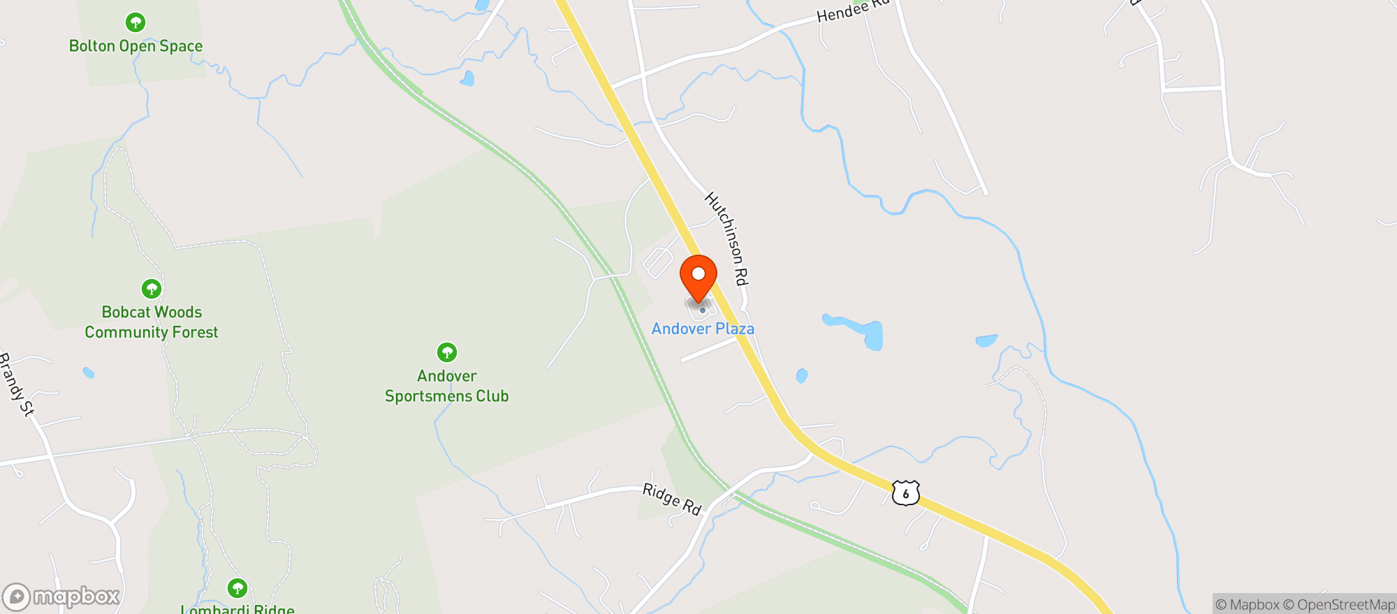 Map showing Whiskey & Wine World Of Andover