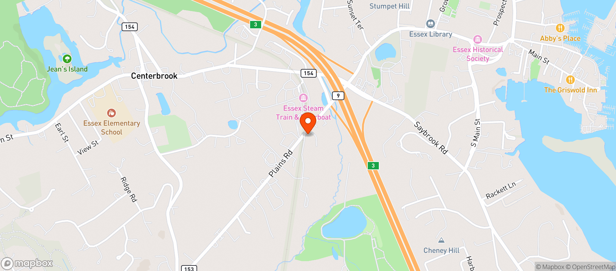 Map showing THAT S THE SPIRIT SHOPPE