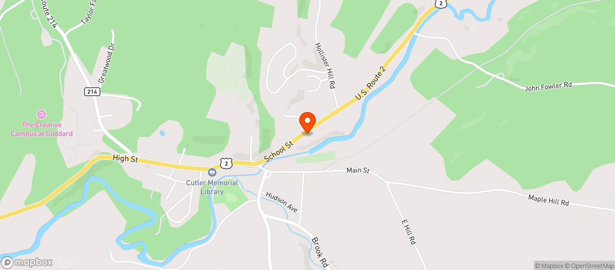 Map showing OUTERSPICE