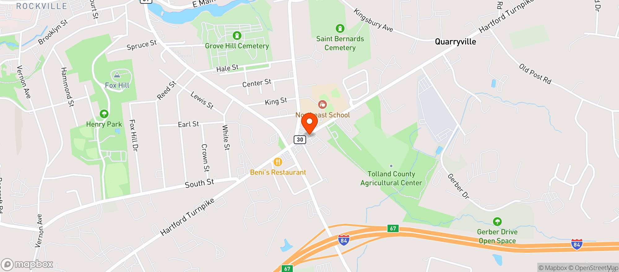 Map showing Lafayette Wine & Liquors