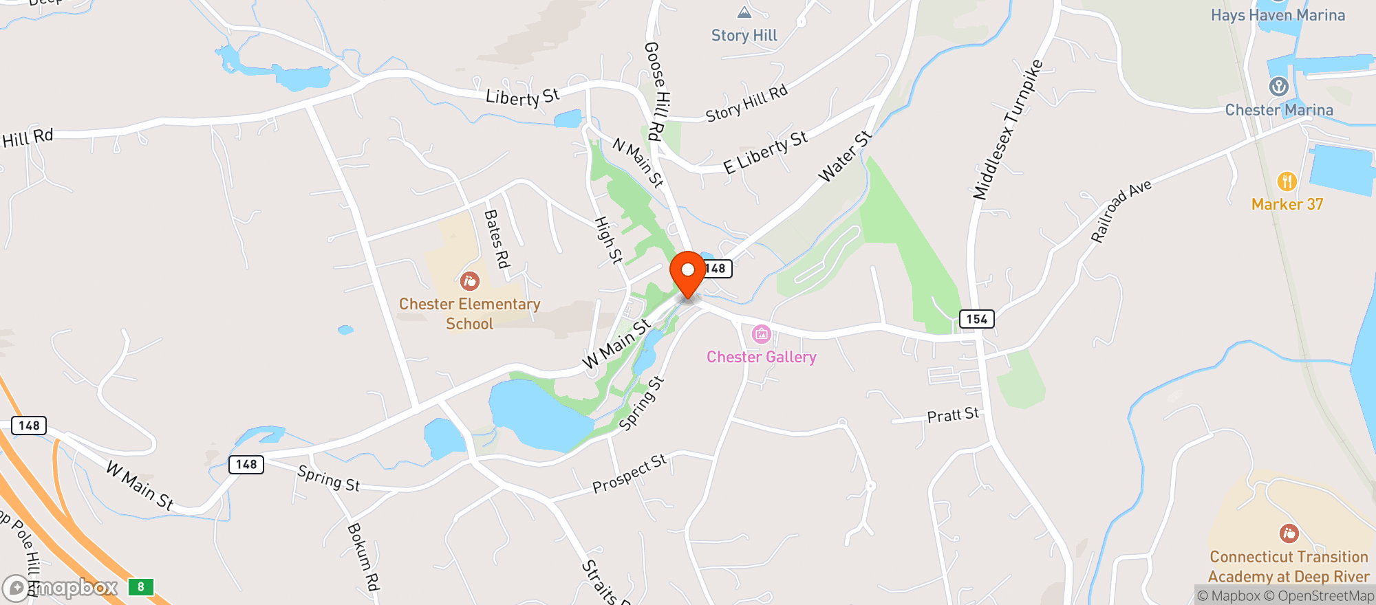 Map showing Grano Restaurant