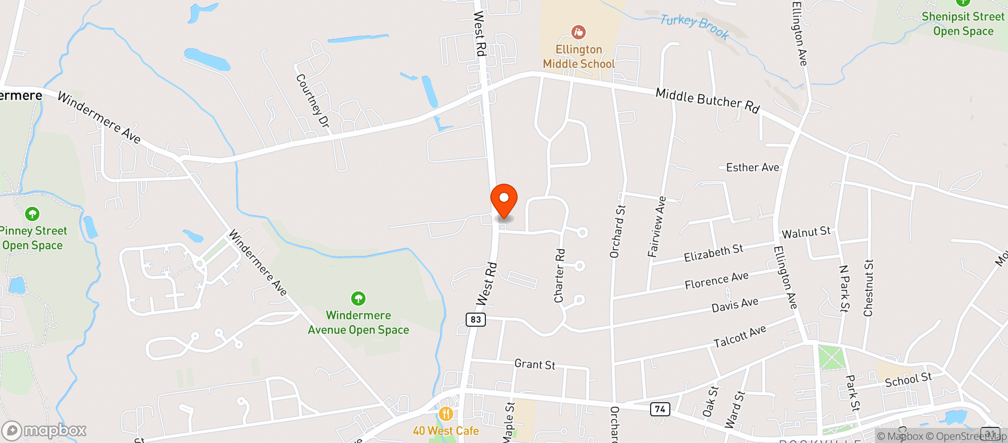 Map showing Joe's Fine Wine & Spirits
