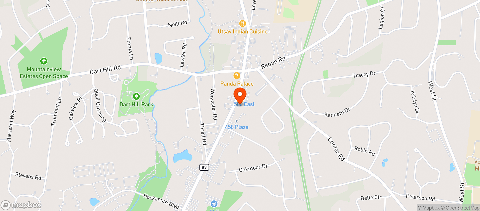 Map showing Harrys Fine Wine & Liquor