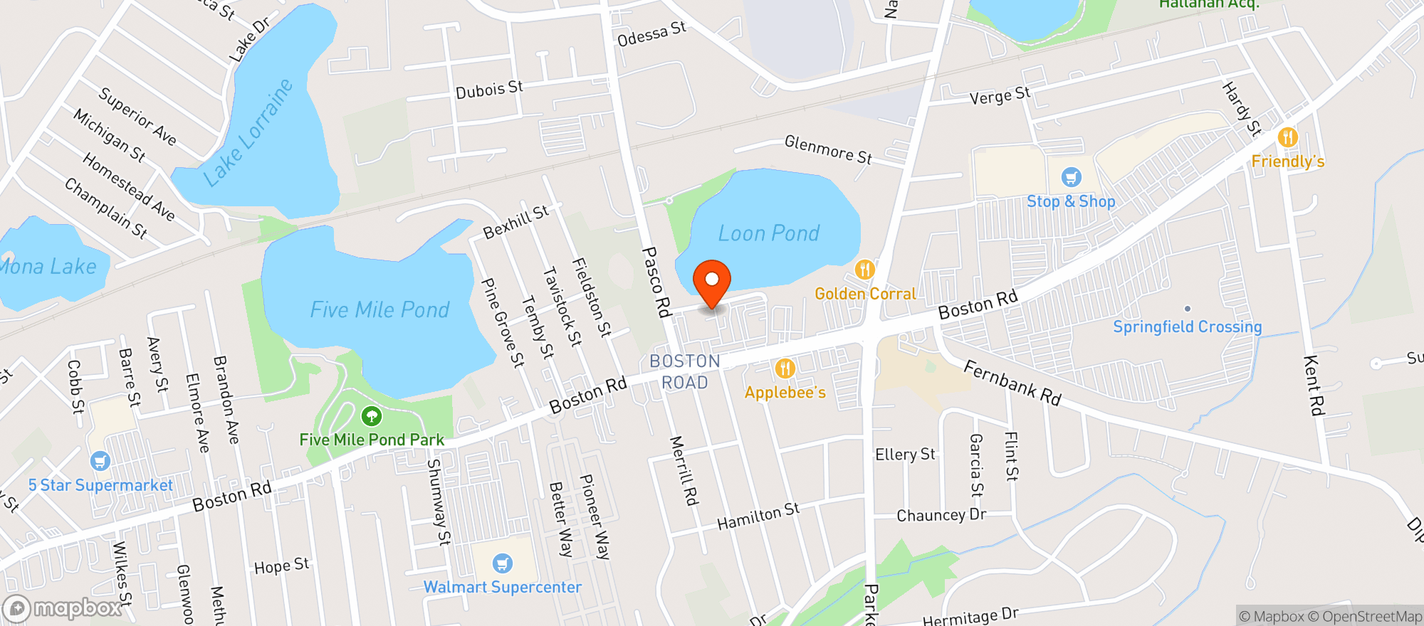 Map showing Liberty Cannabis - Springfield