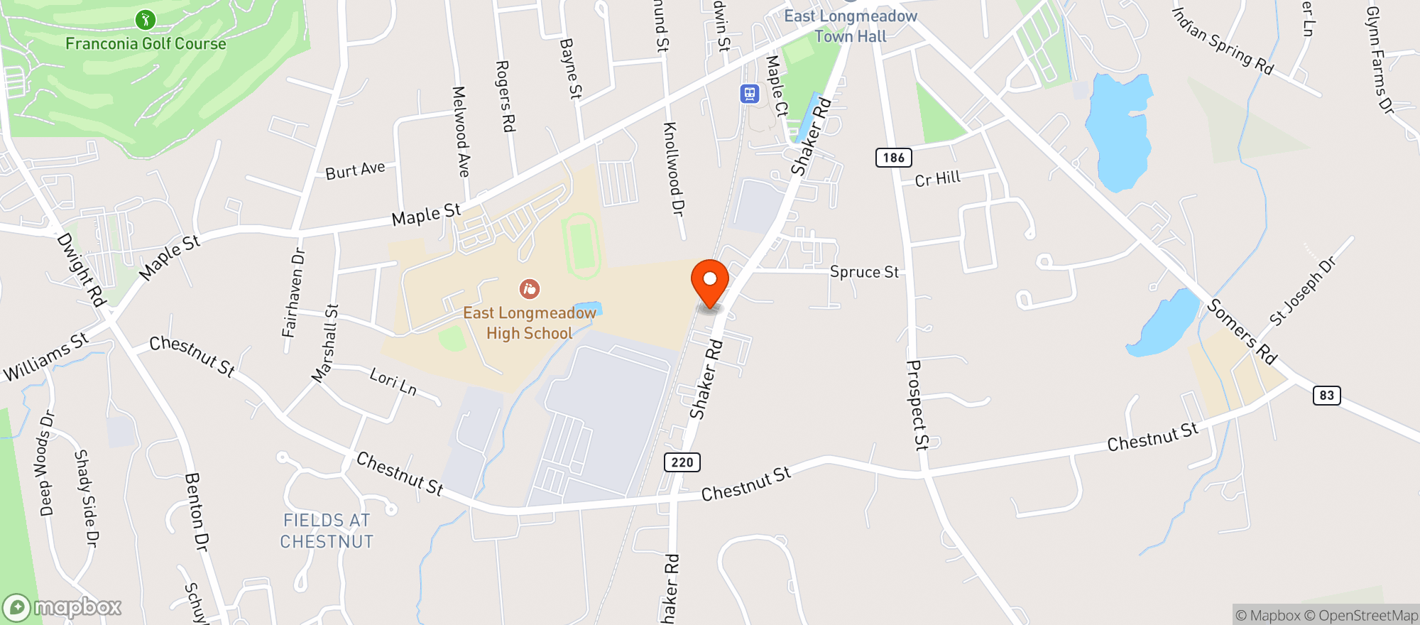 Map showing TUDOR HOUSE LIQUORS