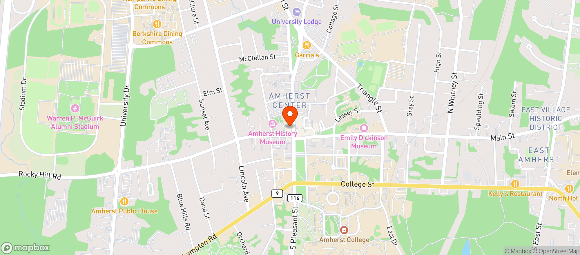 Map showing Drake