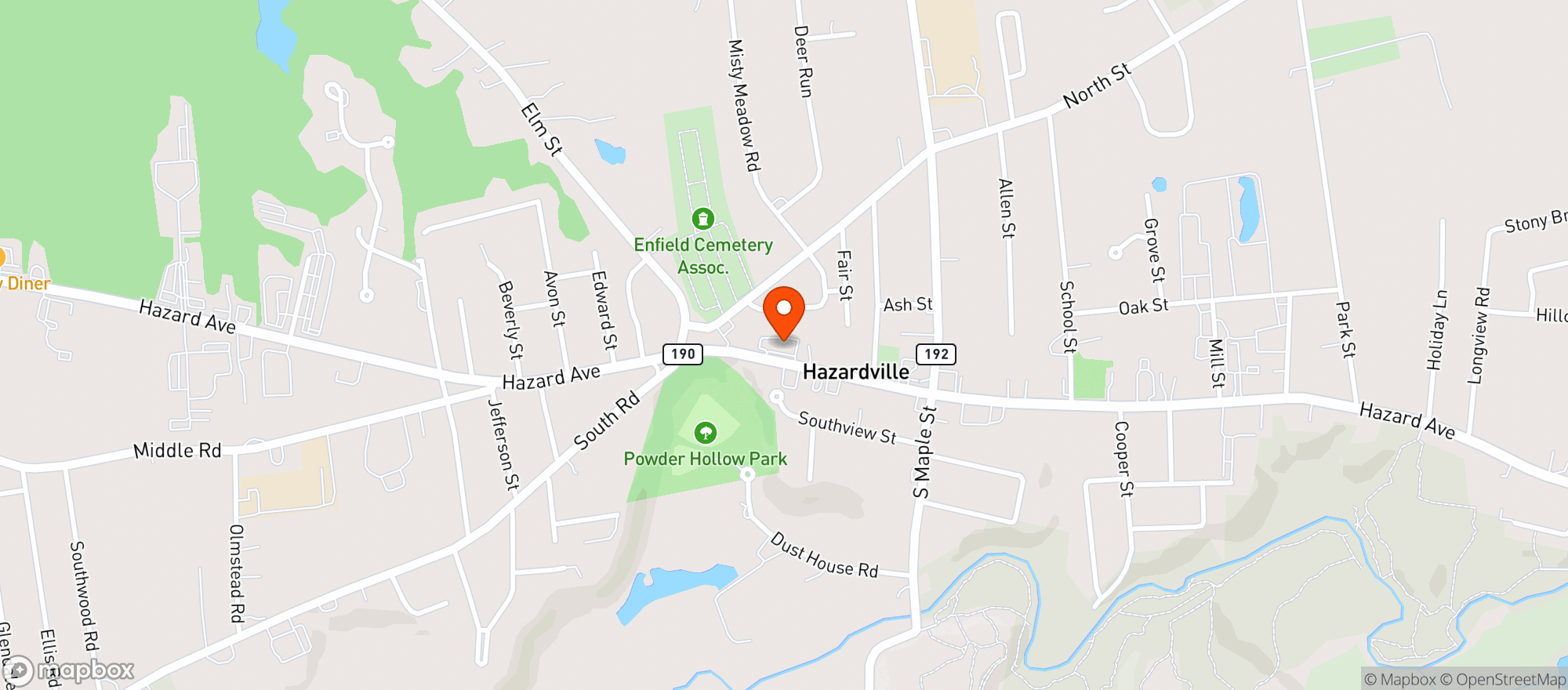 Map showing Galaxy Liquor Store