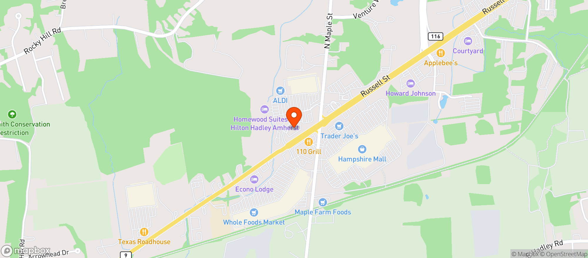 Map showing Gnc