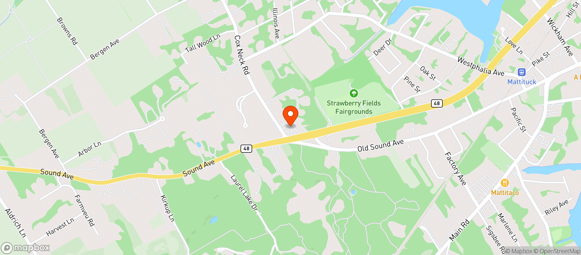 Map showing Nofo Beer & Smoke