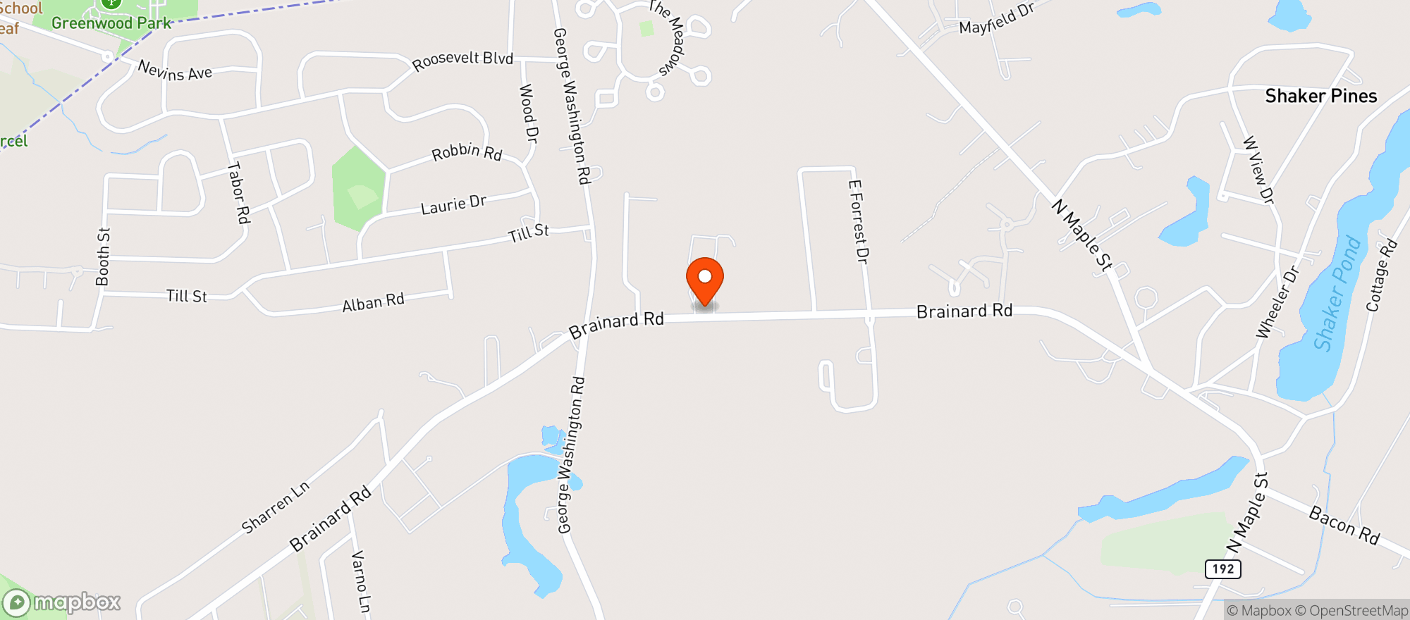 Map showing Bill's Landscaping Llc