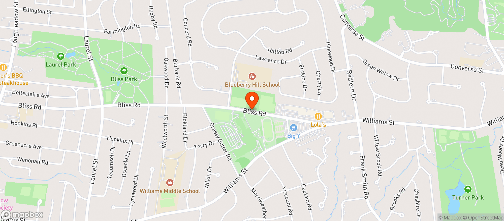 Map showing Max Burger