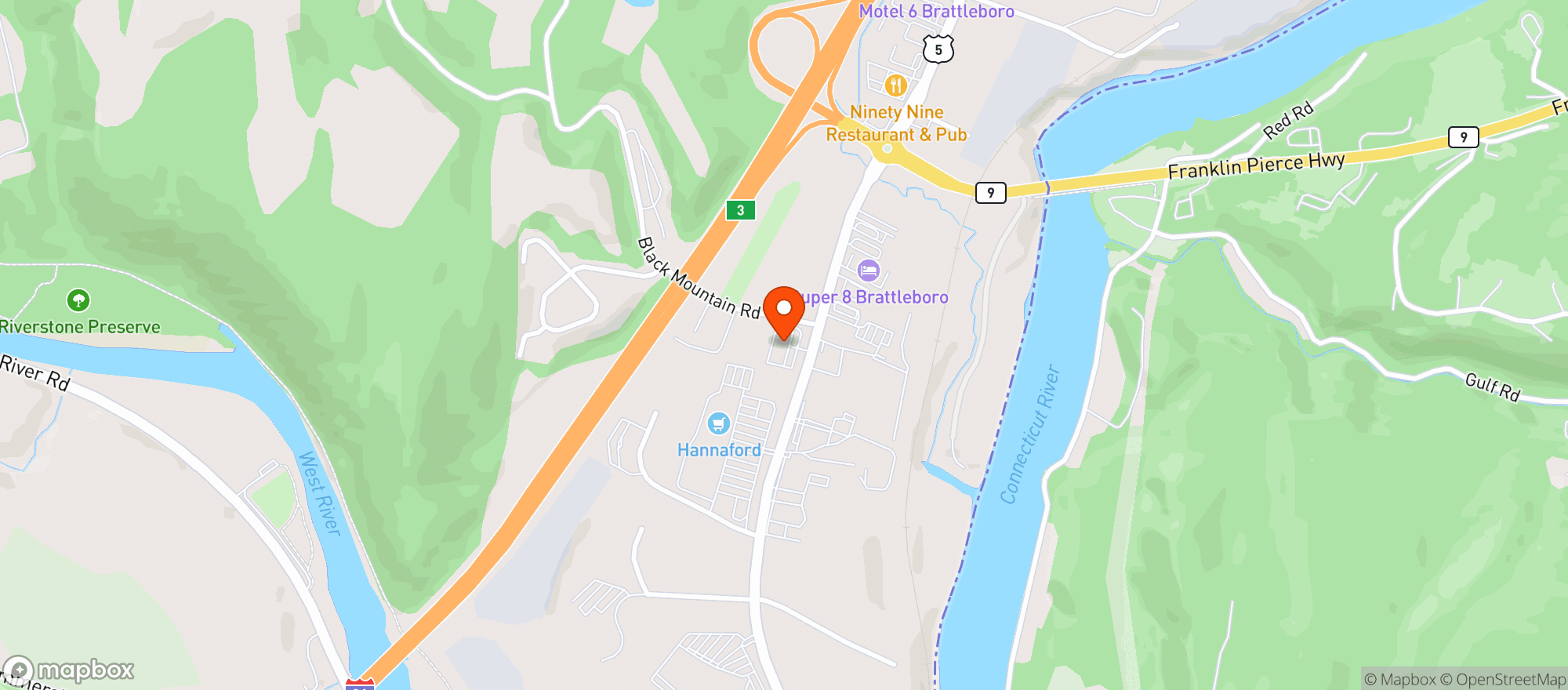Map showing Windham Wines