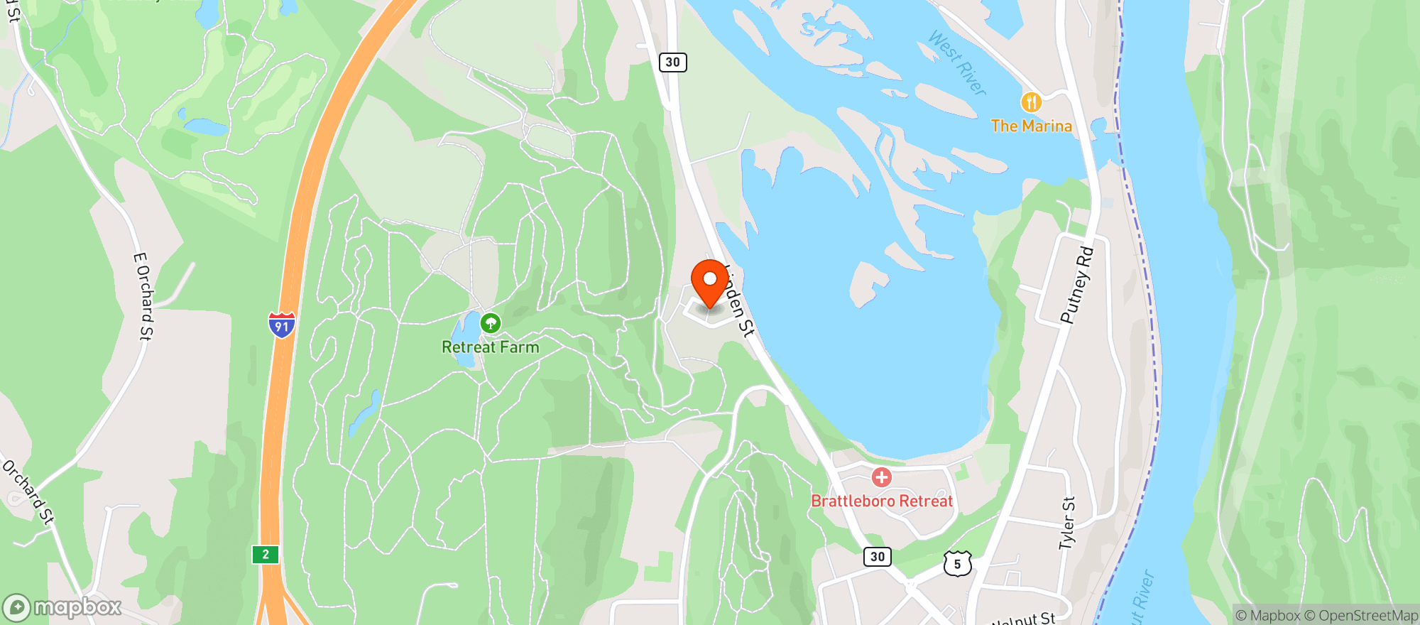 Map showing Farmhouse Creemee