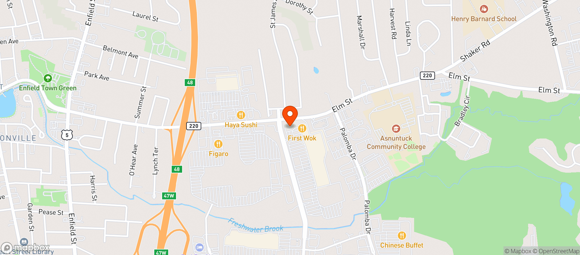 Map showing Wine Liquor Mart