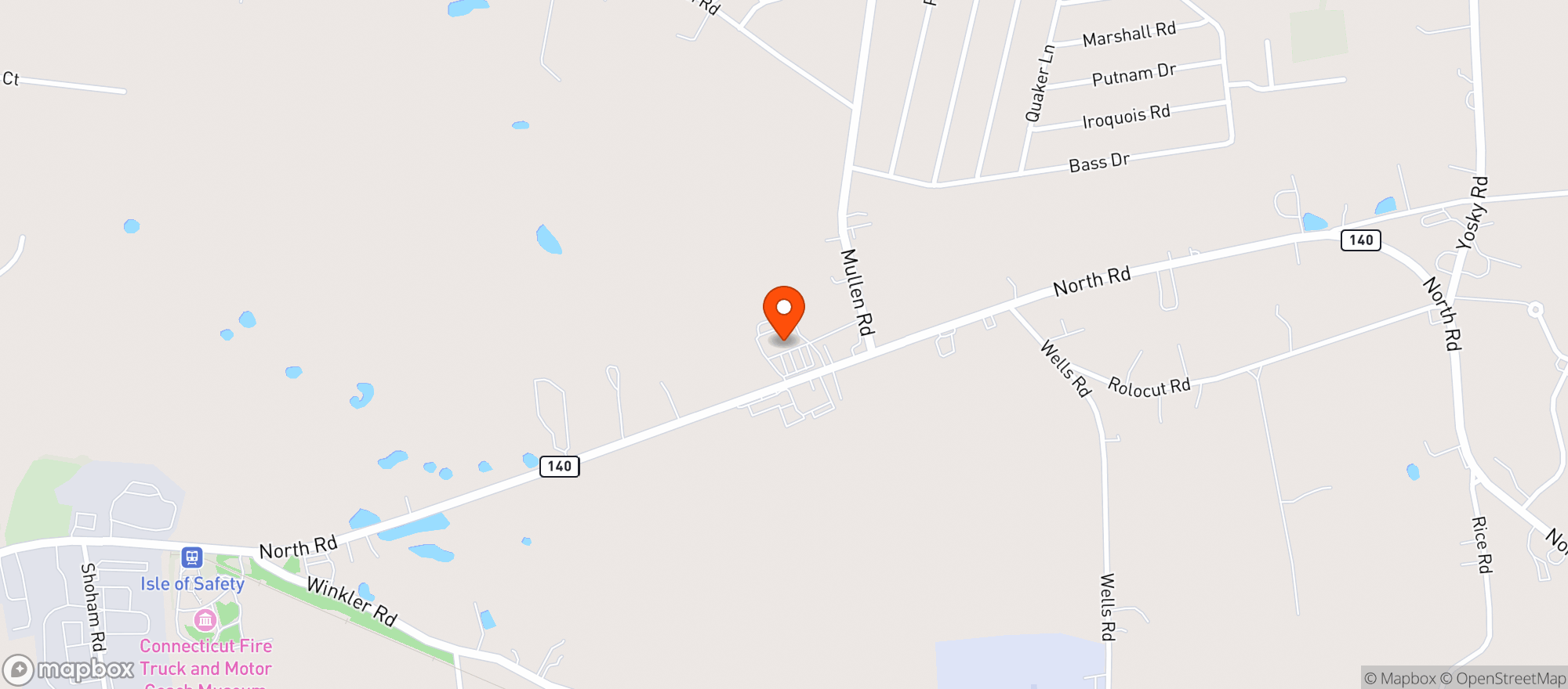 Map showing Joe's Fine Wine & Spirits
