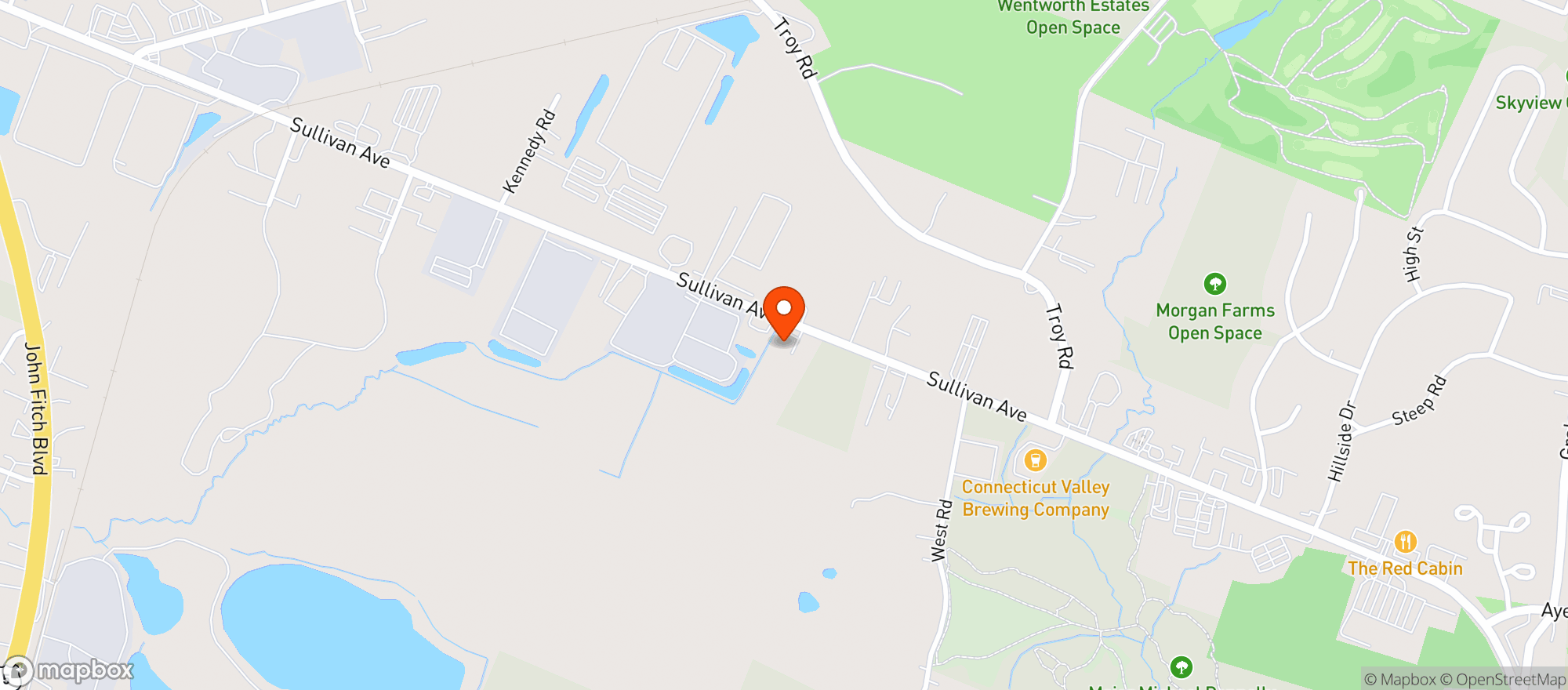 Map showing D'Angelo Wine & Spirits
