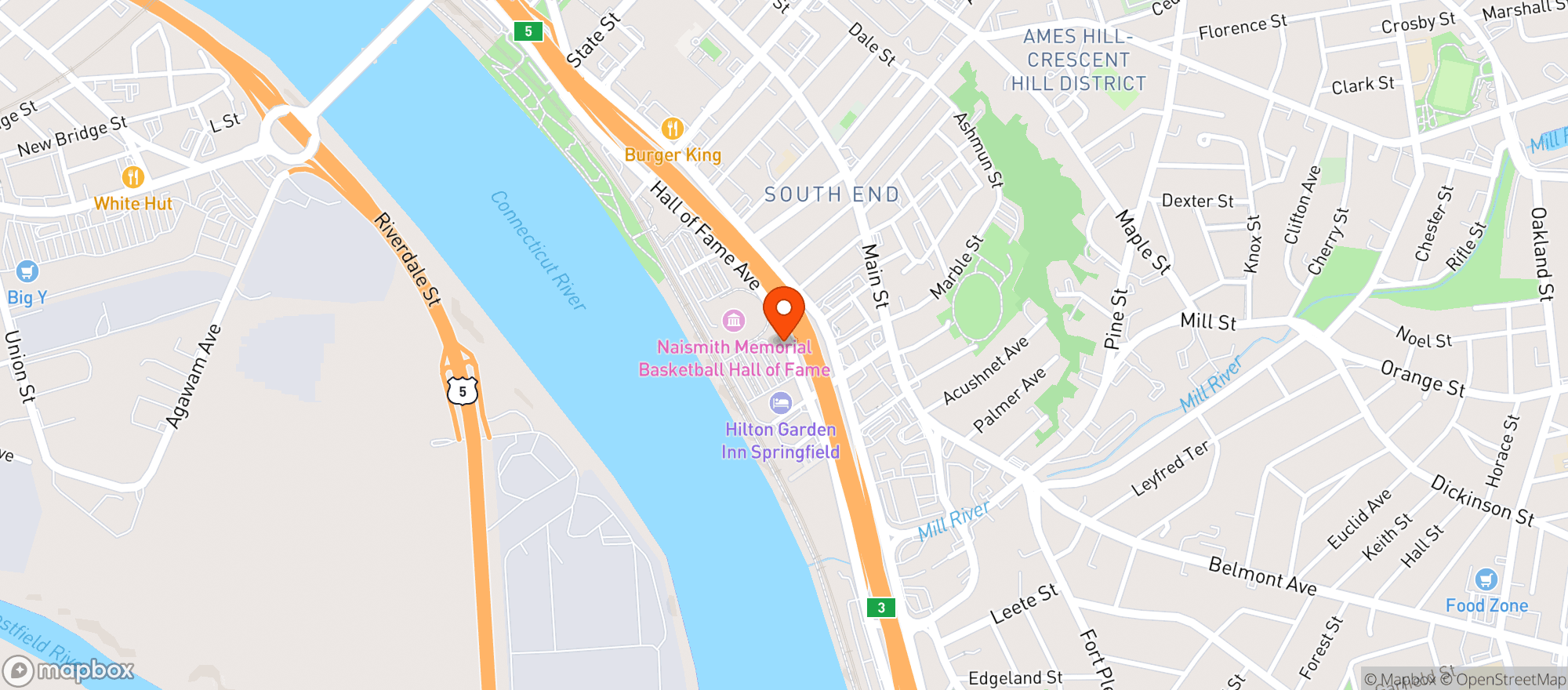 Map showing Maxs Tavern