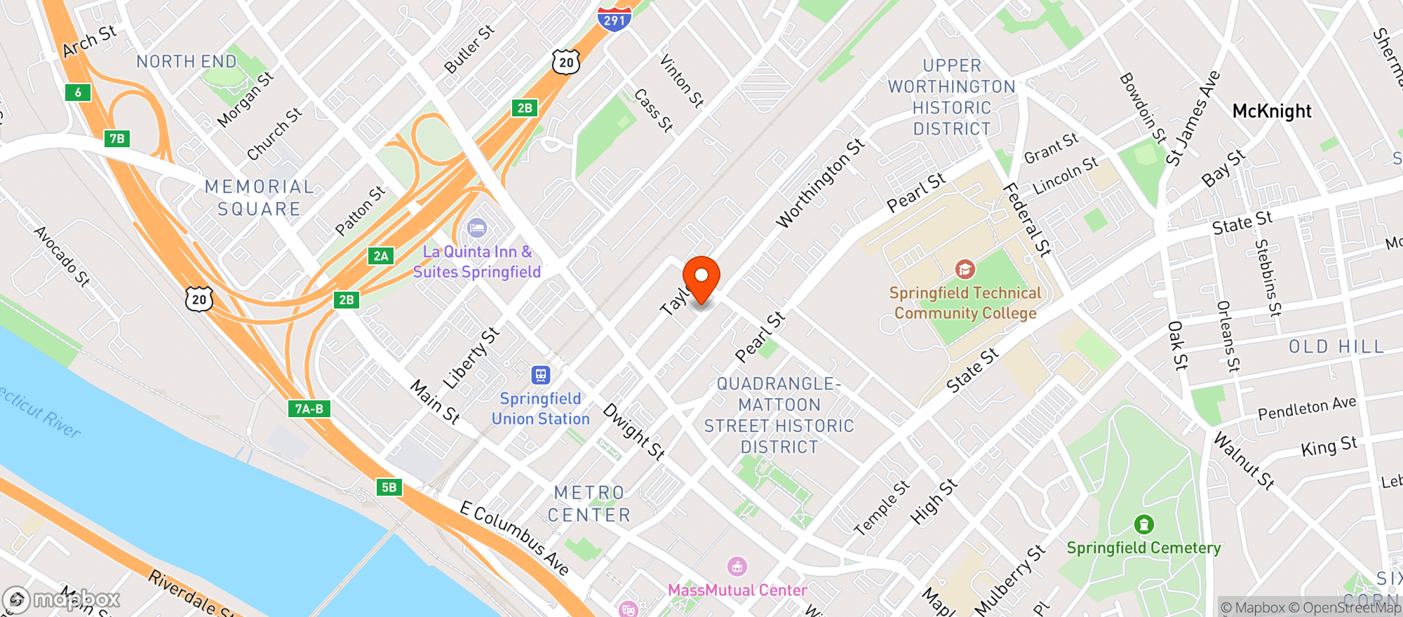 Map showing Ale House