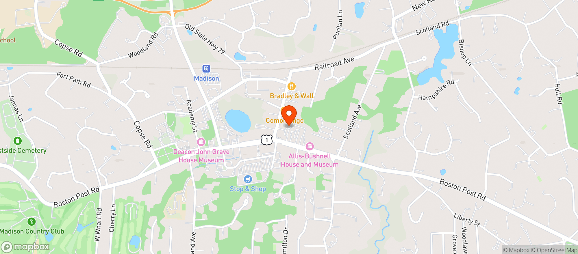 Map showing The Wine Thief Of Madison