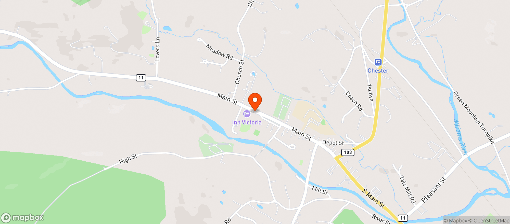 Map showing Meditrina Wine & Cheese