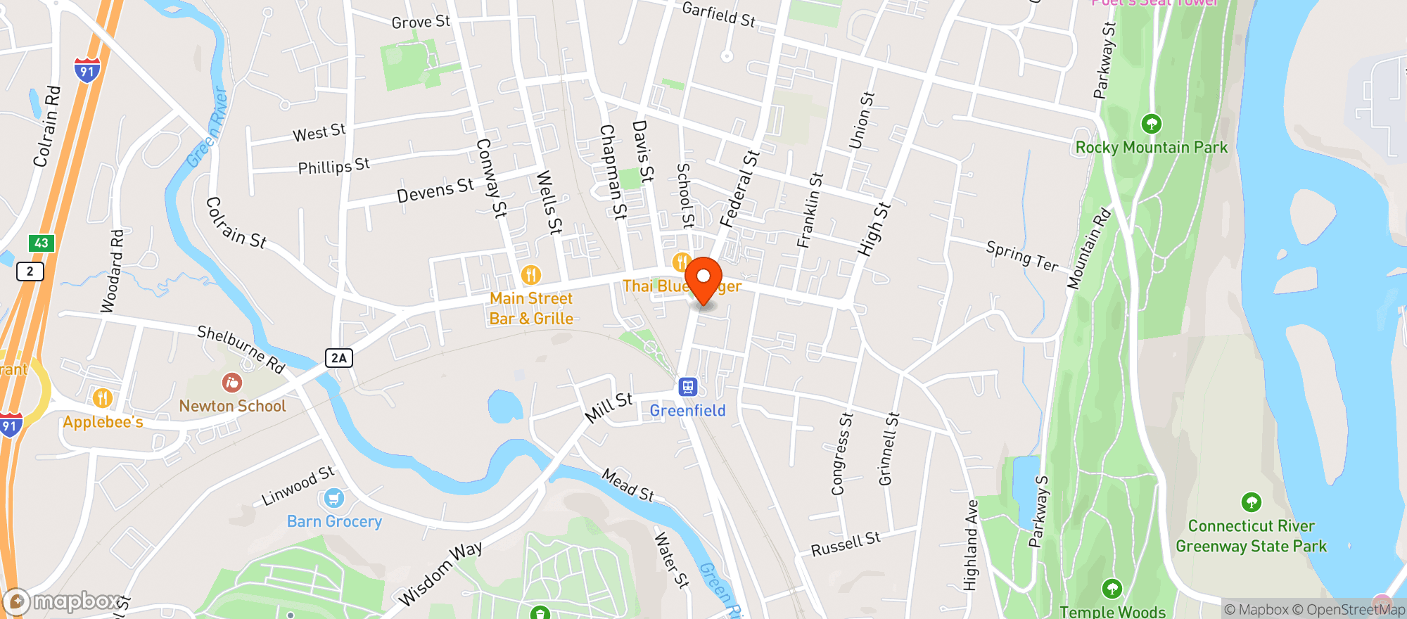 Map showing Magpie