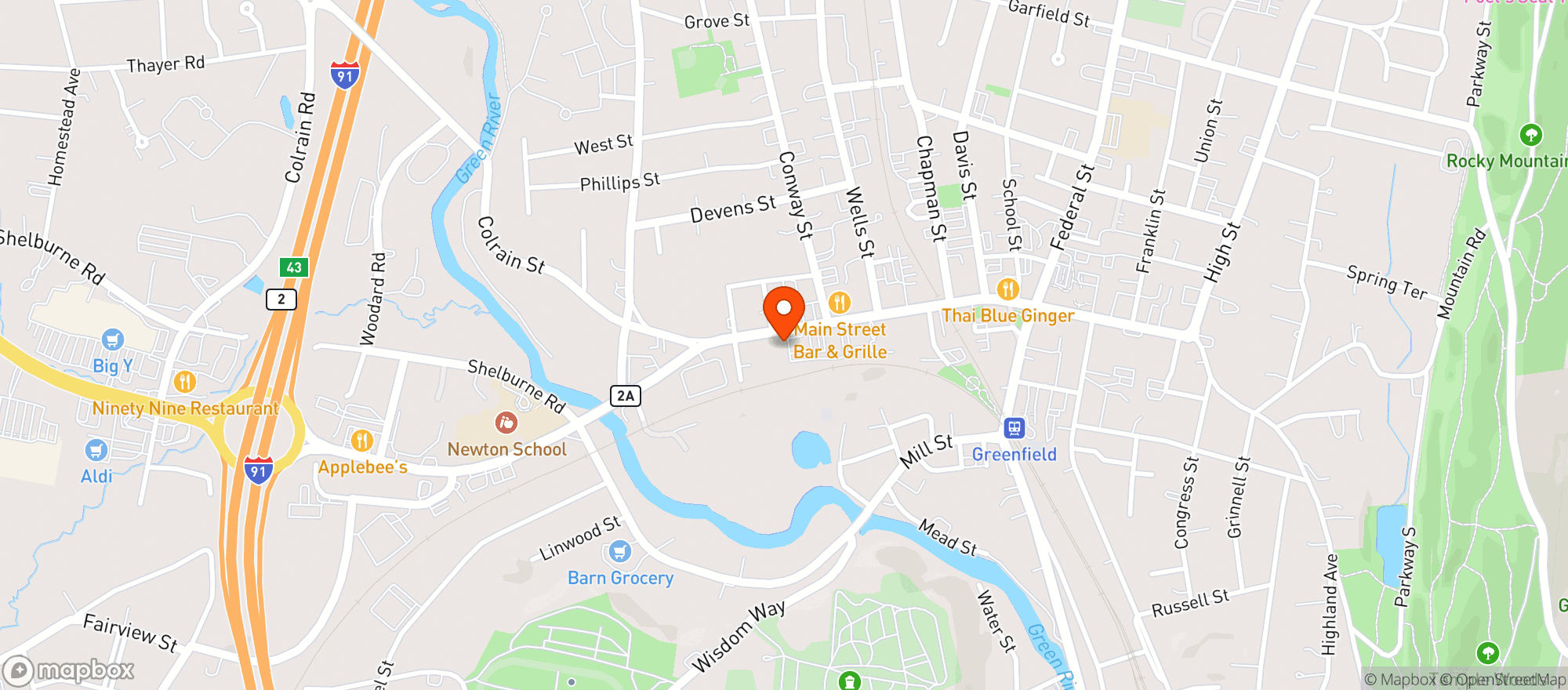 Map showing Ryan & Casey