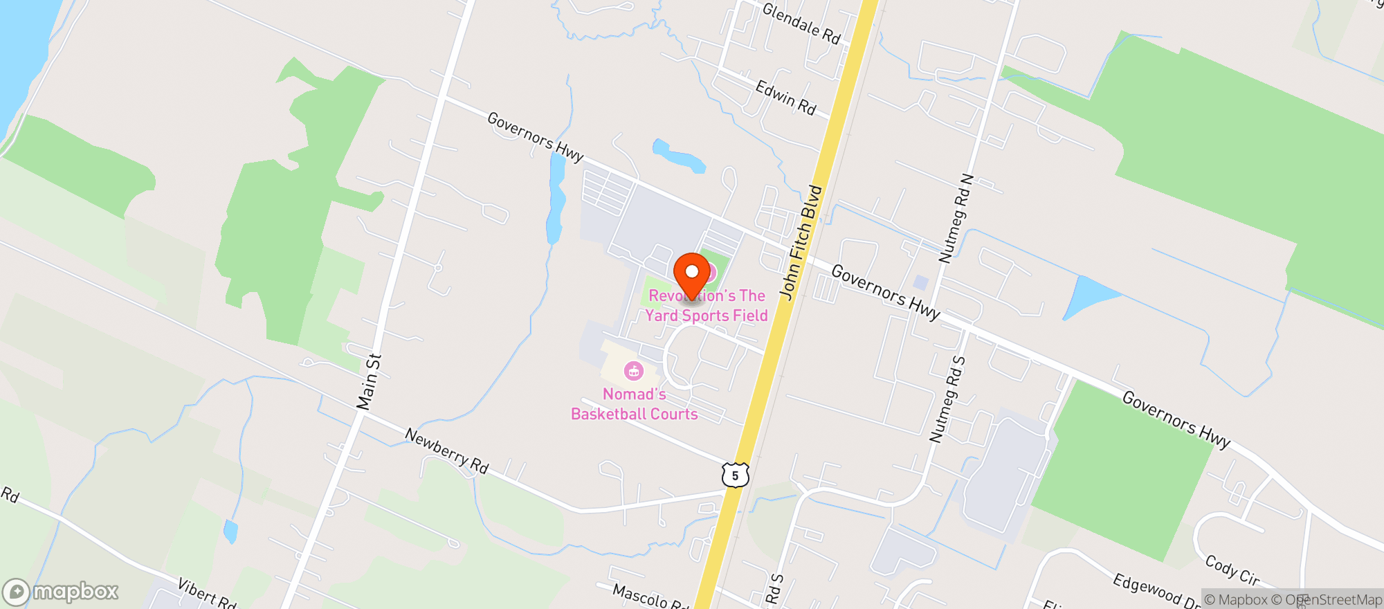 Map showing Revolutions So Windsor Ent