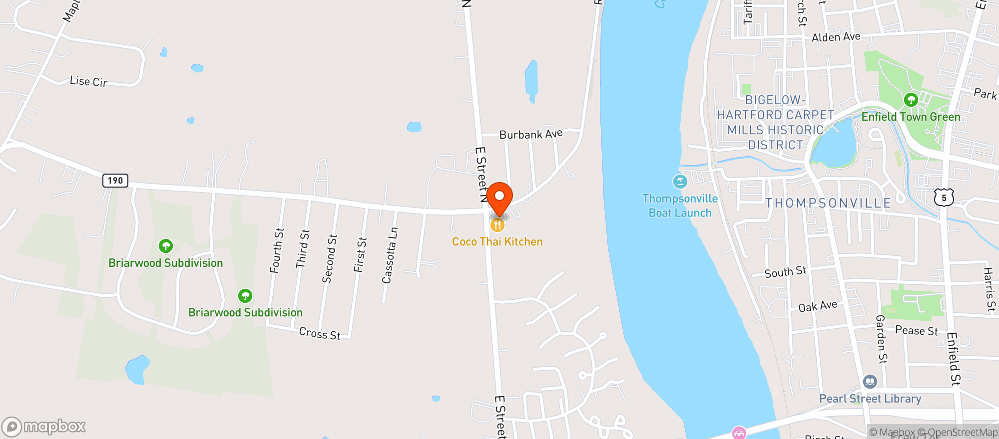 Map showing Mai Liquors