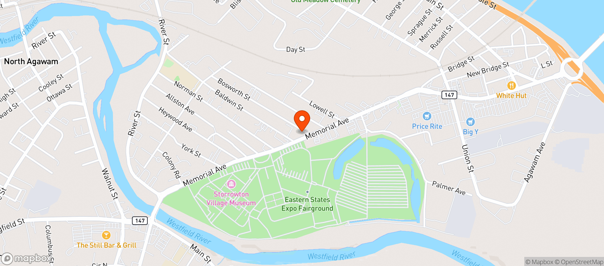 Map showing Uptown Liquors