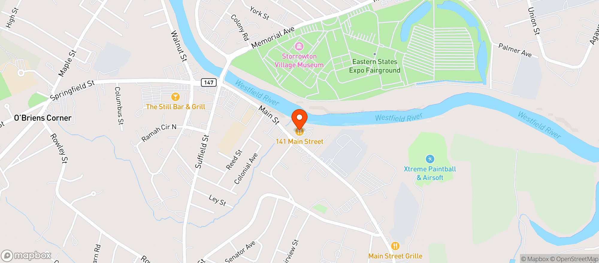 Map showing EUGENE HENRY'S