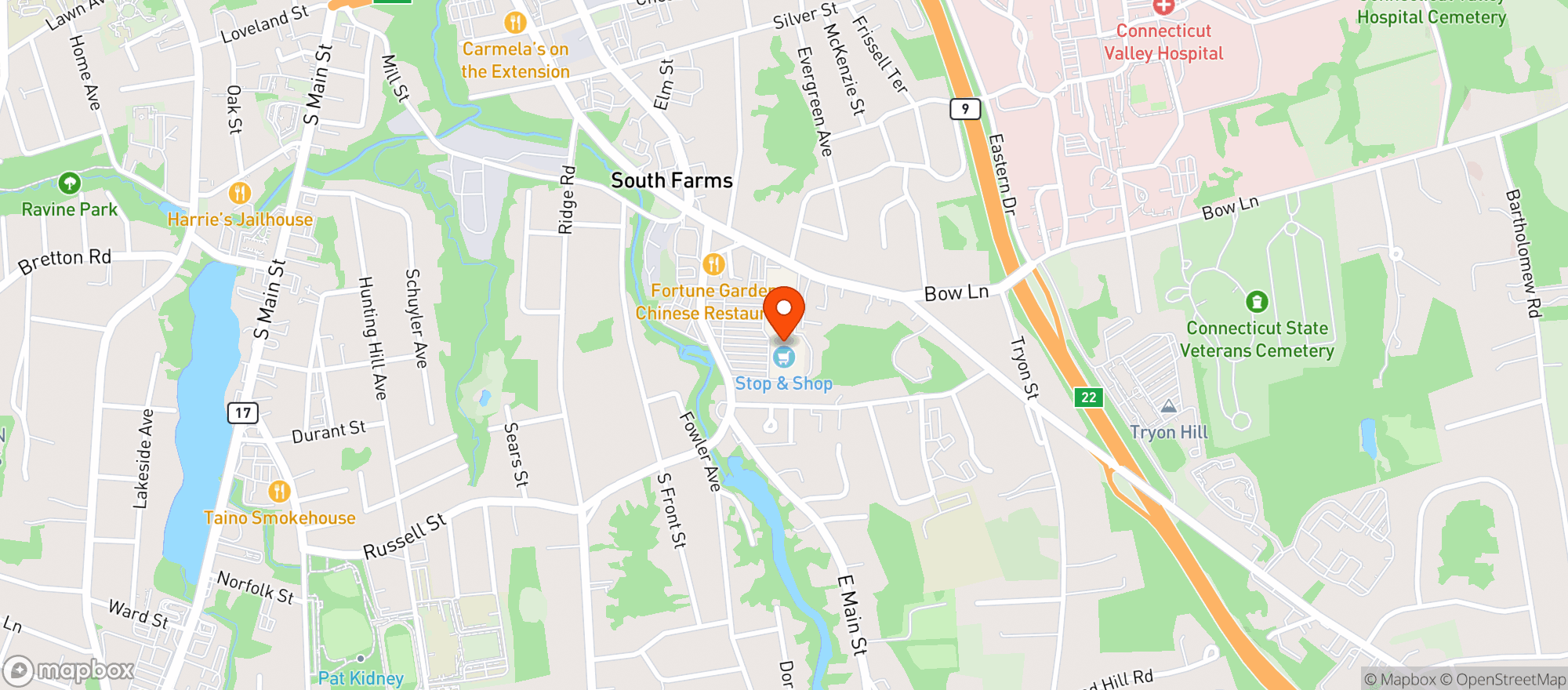 Map showing Stop & Shop - 0623 - Middletown