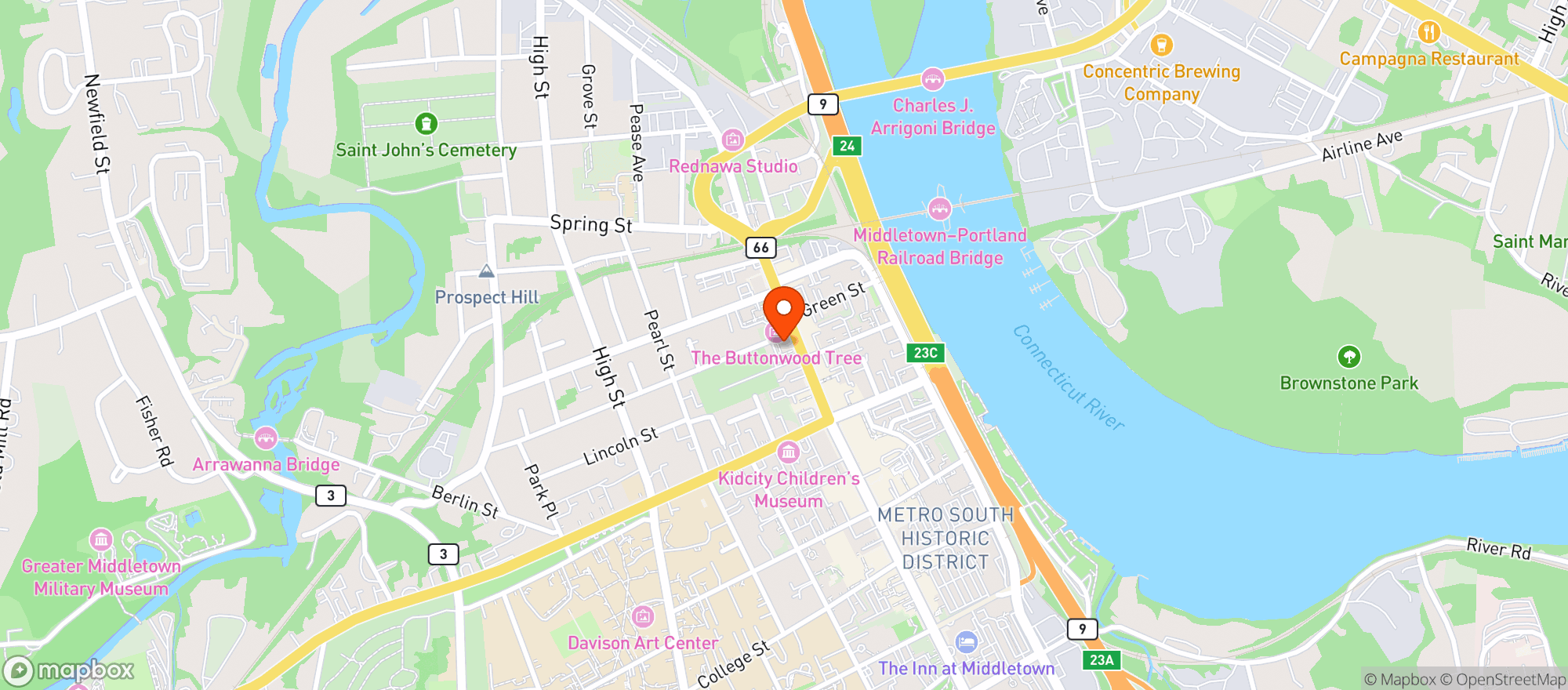 Map showing Its Only Natural