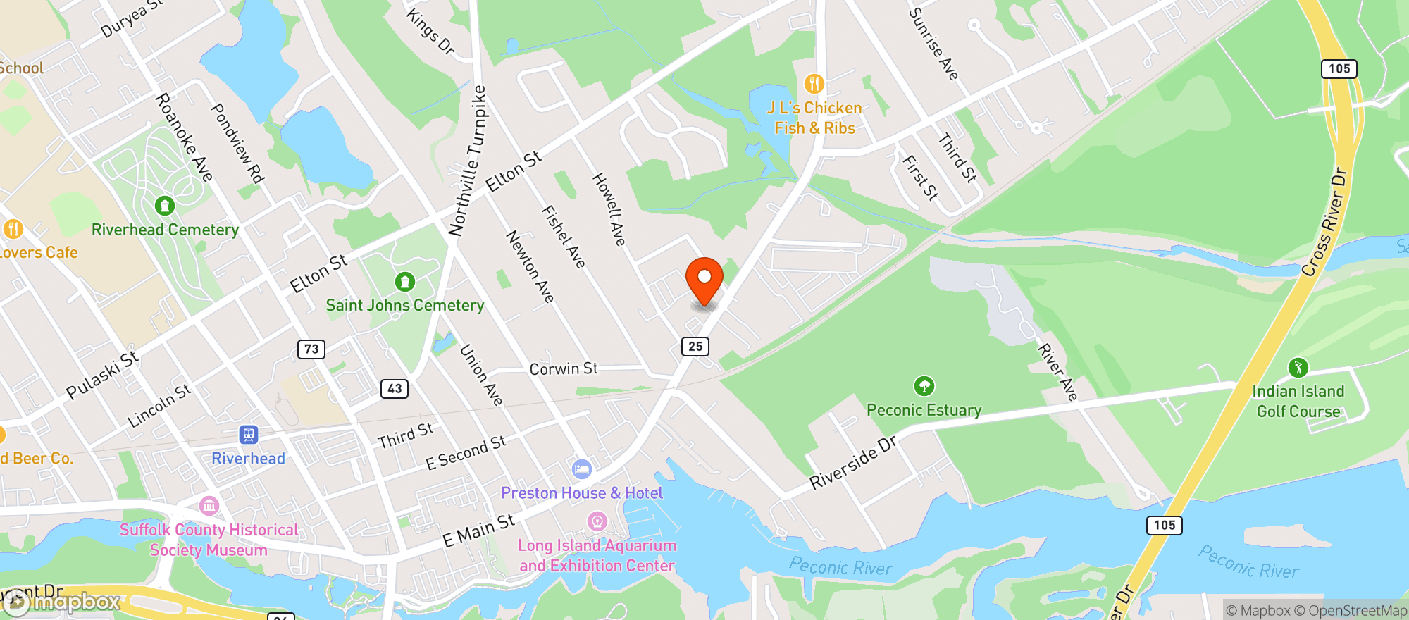 Map showing Michael's Liquors